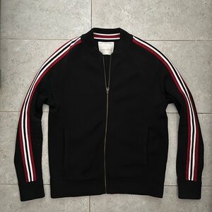 Banana Republic Black Zip-Up Sweater